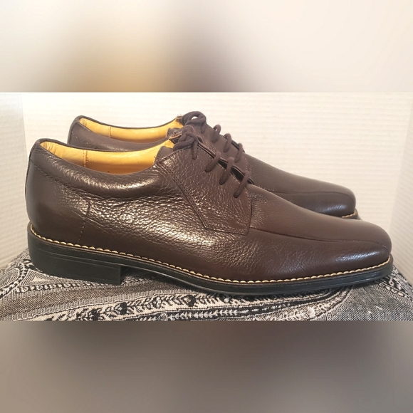 Sandro Moscoloni Brown Leather Oxfords Size 11D main image 7